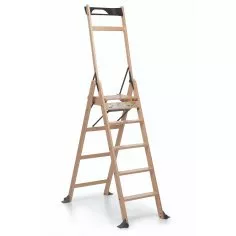 Деревянная стремянка Ла Скала 5.0 (Натурале)
