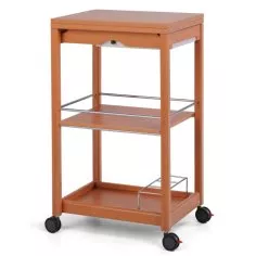 Розкладний столик на коліщатках Серві Ту (Горіх)