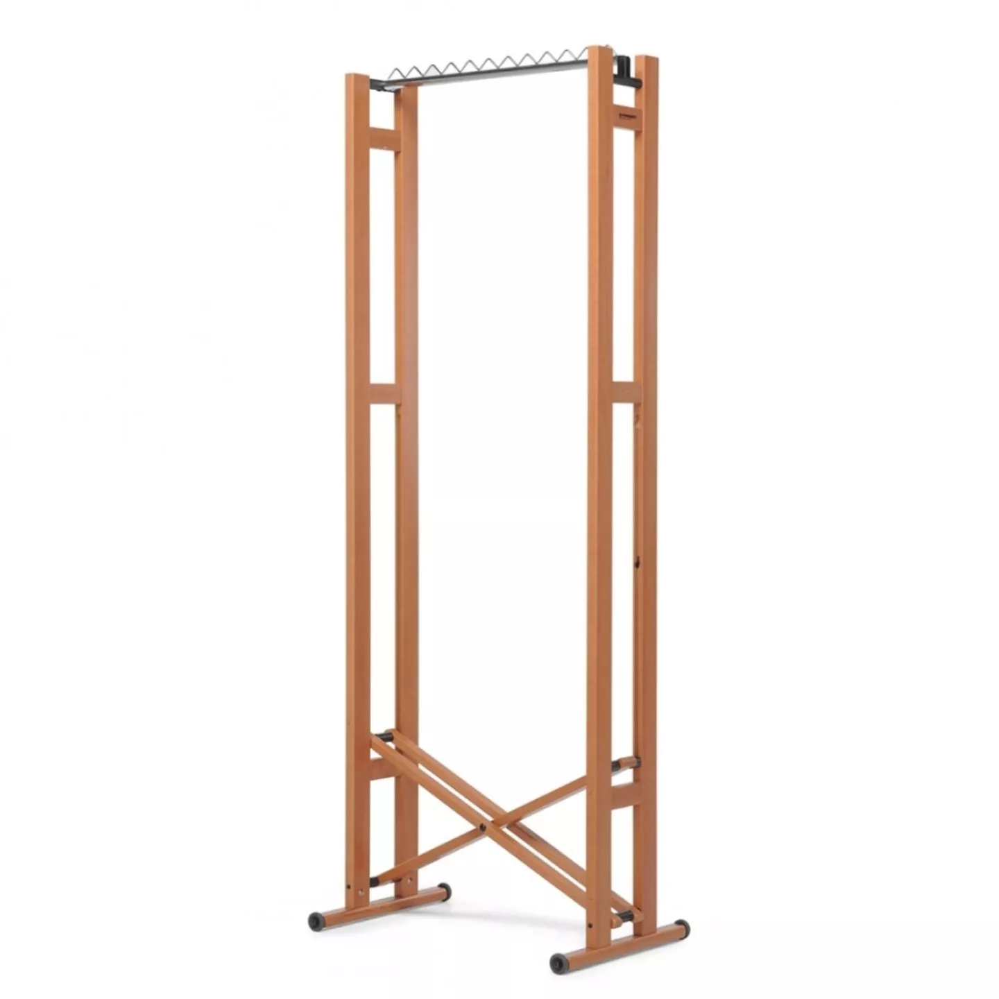 Вішалка для одягу (підлогова вішалка на колесах, вішалка-стійка для одягу, дерев'яна підлогова вішалка, вішалка для тремпелів, вішалка для плічок, для костюмів, трансформер) Snake 60 noce Foppapedretti-1