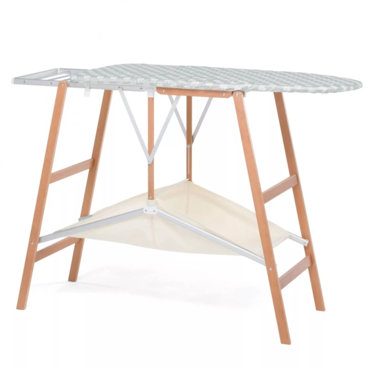 Прасувальна дошка Стретчинг (Горіх-Алюміній)-1